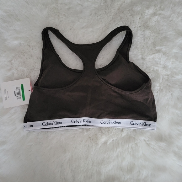🤎CALVIN KLEIN BRAND LIGHTLY LINED BRALETTE SIZE L - Picture 4 of 4